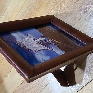8x10 saddle/leather picture frame